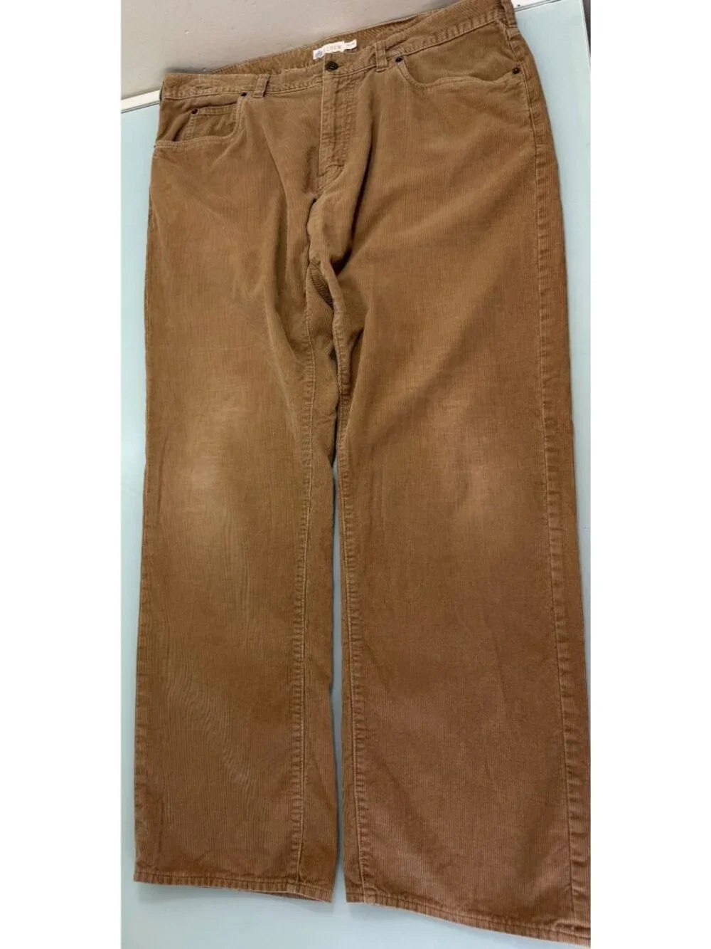 J Crew Corduroy Pants Mens 38X32 Wide Leg Distressed Baggy Y2K Grunge Skater